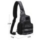 thumbnail image 2 of Mochila al aire libre con correa, bolso cruzado compacto táctico de nailon para bicicleta que camina, 2 of 5