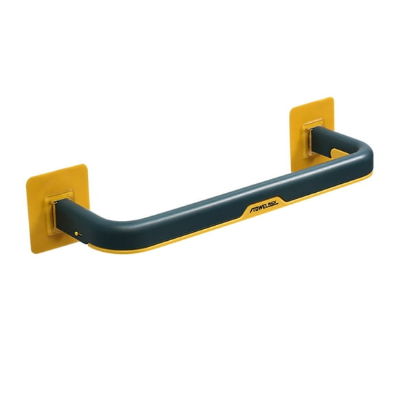 Specialoffer！ Towel Bar Single Towel Rack Towel Holder For Kitchen Bathroom Laundry Room NonDrilling Wall Mounted Hanging Towel Holder Towel Organizer deep floating shelf