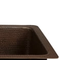 thumbnail image 4 of Premier Copper Products  BREC28DB 28" Rectangle Copper Bar/Prep Sink, 4 of 4