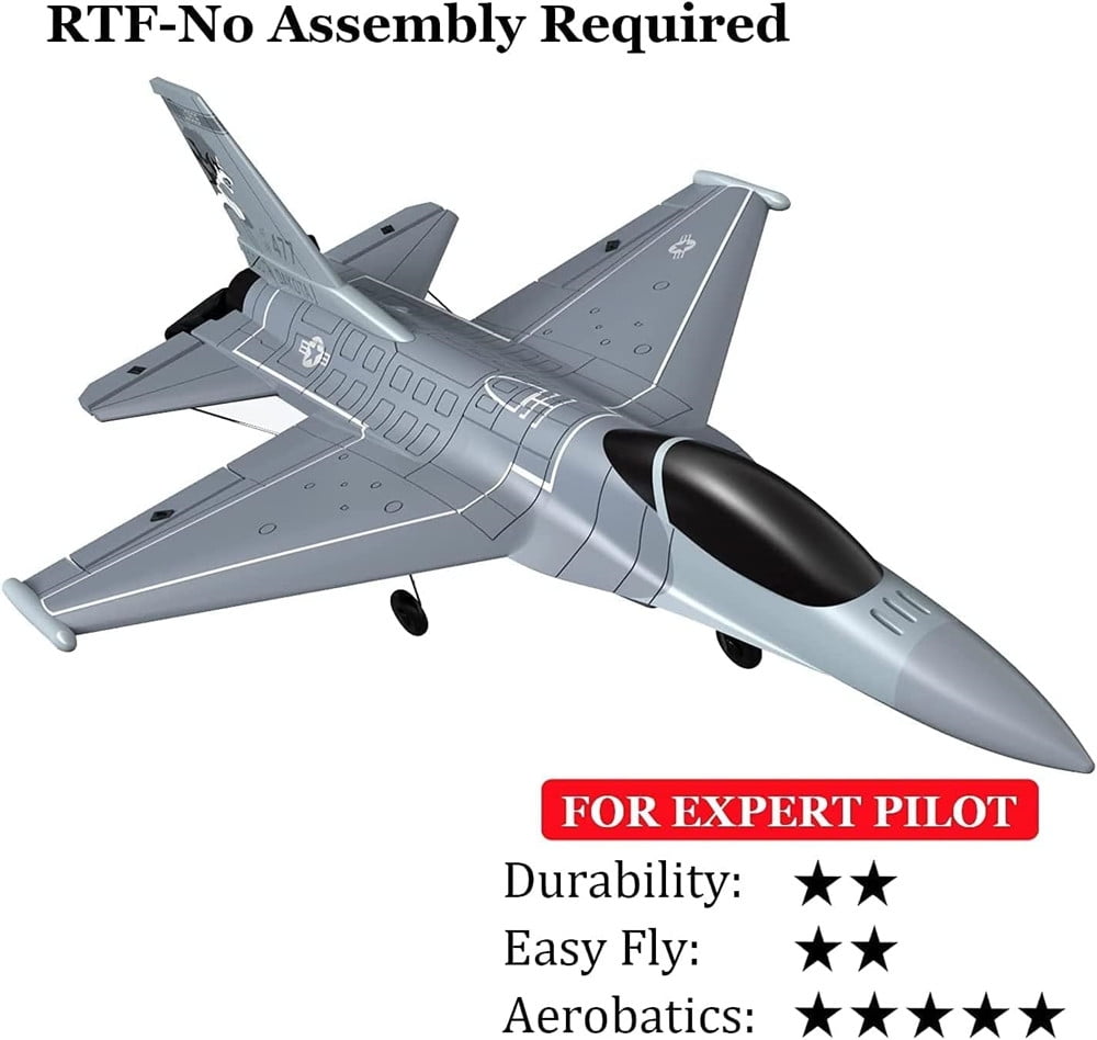VOLANTEX F16 Falco Remote Control Aircraft Aerobatic 4CH RC Plane 2.4G 6-Axis Fixed Wing Fighter