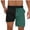 Green, variant on BXINGOHAI Mens Swim Trunks Quick Dry Board Shorts, Breathable Fit Hawaii Beach Shorts Swimwear Bathing Suits Dark Gray,M