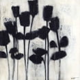 thumbnail image 2 of Wyatt Jr., Norman 20x20 Black Ornate Wood Framed with Double Matting Museum Art Print Titled - Small Roses II, 2 of 4