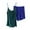 Green 1, variant on Kaemgyyd 2 Piece Sets for Women Lounge Pajama Cami Tops Fashion Oversized Shirts and Shorts Summer Sleepwear Outfit