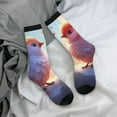 thumbnail image 5 of Cauagu Heart Sky Bird Couple Print Crew Socks for Women and Men,Adult Athletic Running Socks 1-Pair Sports Socks Work Gear Socks with Moisture Wicking, 5 of 6