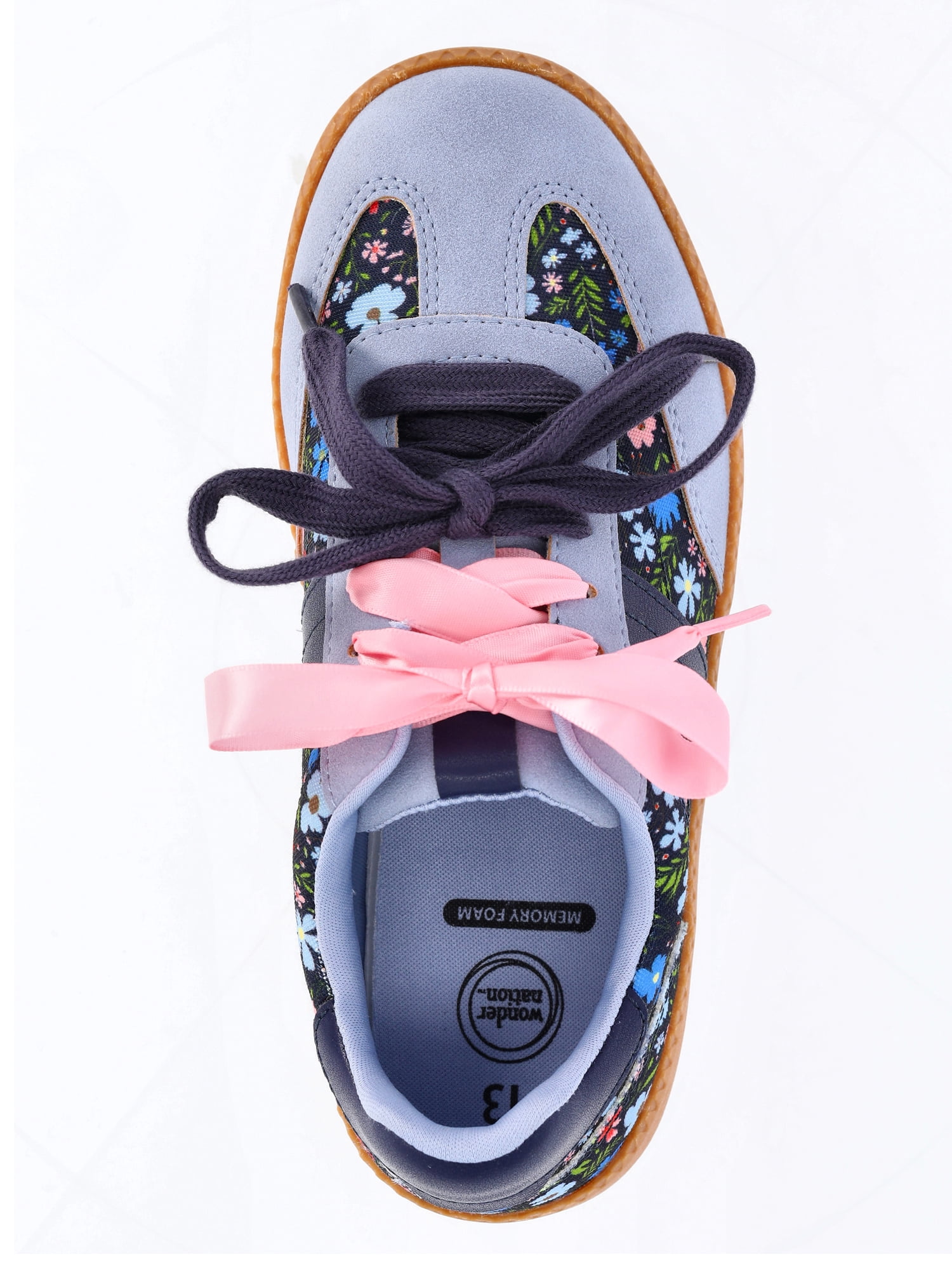 Wonder Nation Little and Big Girls Casual Soccer Sneakers