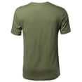thumbnail image 2 of FashionOutfit Men's Basic Solid Various Color Crew Neck Short Sleeves Tee, 2 of 4