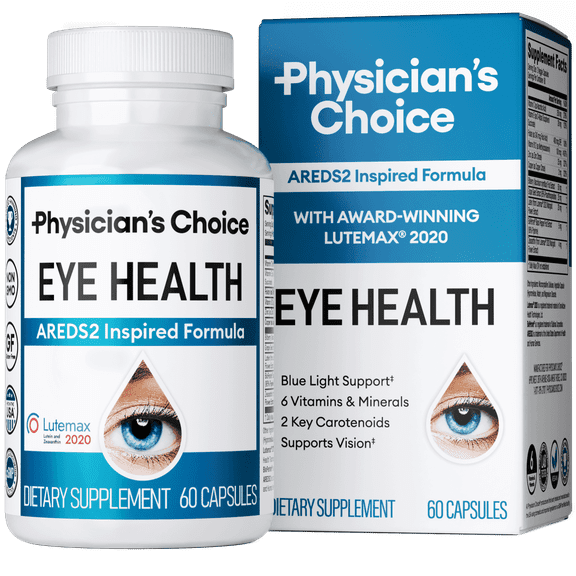 Physician's Choice Eye Health Areds2 Based Formula, 60 Veggie Capsules