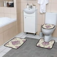 thumbnail image 6 of Seamless Damask Pattern Bathroom Accessory Curtain Sets Bath Curtain Anti-Slip Mats and Toilet Pad 66x72in, 6 of 8
