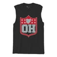 thumbnail image 5 of Ohio Shield Men's Muscle Shirt Football Fan Game Day Tailgate Midwest Underdog, 5 of 7