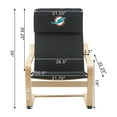 thumbnail image 3 of Imperial Miami Dolphins Bentwood Accent Chair, 3 of 6