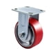 thumbnail image 4 of Rueda industrial de alta resistencia, rueda de primera calidad, flexible, silenciosa y resistente con cojinete de placa , rueda giratoria para Ruedas direccionales, 4 of 8