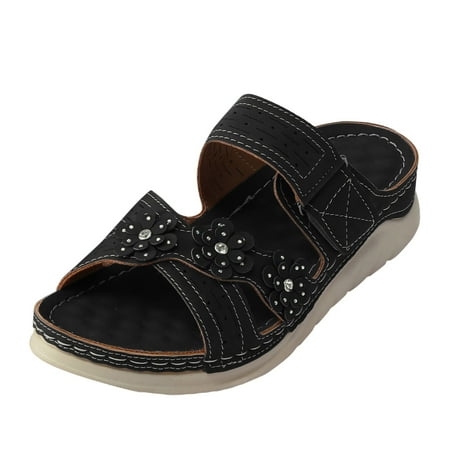 

Qufokar Knee High Snow Boots for Women 11 S for Women Sandals Size 41 Wide Fashion Summer Women Sandals Wedge Heel Platform Strap Open Toe Rhinestone Mage Insole Flower