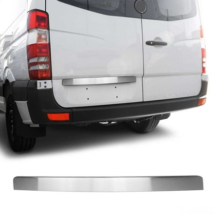 OMAC Trunk Door Trim Cover for Mercedes Sprinter W906 2006-18 Brushed Stainless Steel