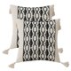 thumbnail image 1 of Fundas de almohada de 18 x 18, juego de 2, fundas de almohada de estilo rústico con borlas y textura de rayas, fundas de almohada neutras, 1 of 5