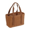 thumbnail image 3 of Cesta tejida a mano, cesta de picnic multifuncional para compras, balcón Pequeño, 3 of 8