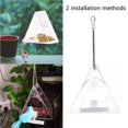 thumbnail image 3 of ruzhgo Bird Feeder Decorations Hanger Clear Glass Window Large Tray with Suction Cups, 3 of 6