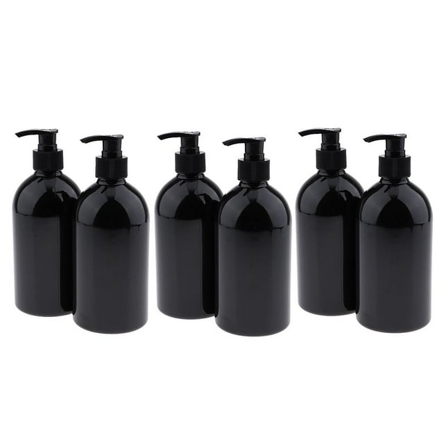 Recipiente Cuerpo Recgable Alrededor De 500 Ml De Bomba De Acondicionador Y Champú De Plástico Duradero shamjiam Botella de bomba de loción vacía