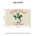 thumbnail image 2 of Placemats Set of 4 / 6, West Cowboys Placemats for Dining Table Indoor/Outdoors Heat Resistant Washable Placemats 18" x 12", 2 of 8