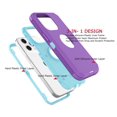 thumbnail image 3 of Tekcoo Armor Hard Plastic Rugged iPhone 13 Pro Cell Phone Cases, Purple, 3 of 7