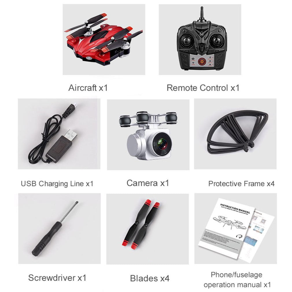 S13 2.0MP Camera 4 Channel 6 Axes Long Endurance Remote Control Quadcopter Camera Drone UAV