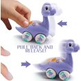 thumbnail image 3 of Coche de juguete de dinosaurio, 6 piezas de coches de juguete, regalo para niño y niña, coches extraíbles de 1 2 3 años JAMW Sencillez, 3 of 5