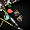 thumbnail image 4 of unbranded 2Ud Guitar Strap Button En Acero Color Café Para Fijación Segura En Guitarra Acústica, 4 of 6