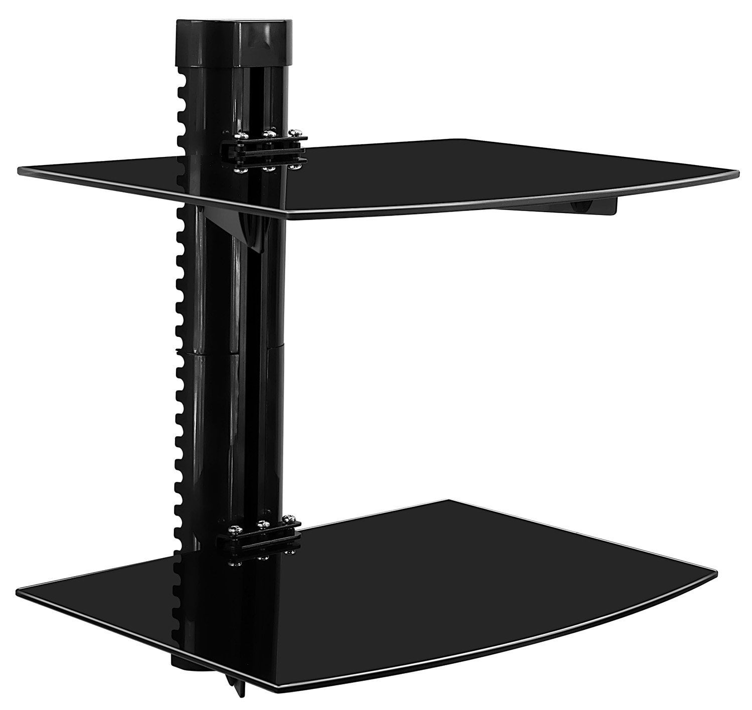 Mount It Dual Floating Wall Mounted Shelf Bracket Stand 2 Tempered Mount It Dual Floating Wall Mounted Shelf Bracket Stand 2 Tempered Glass Shelves Mi 892 Com