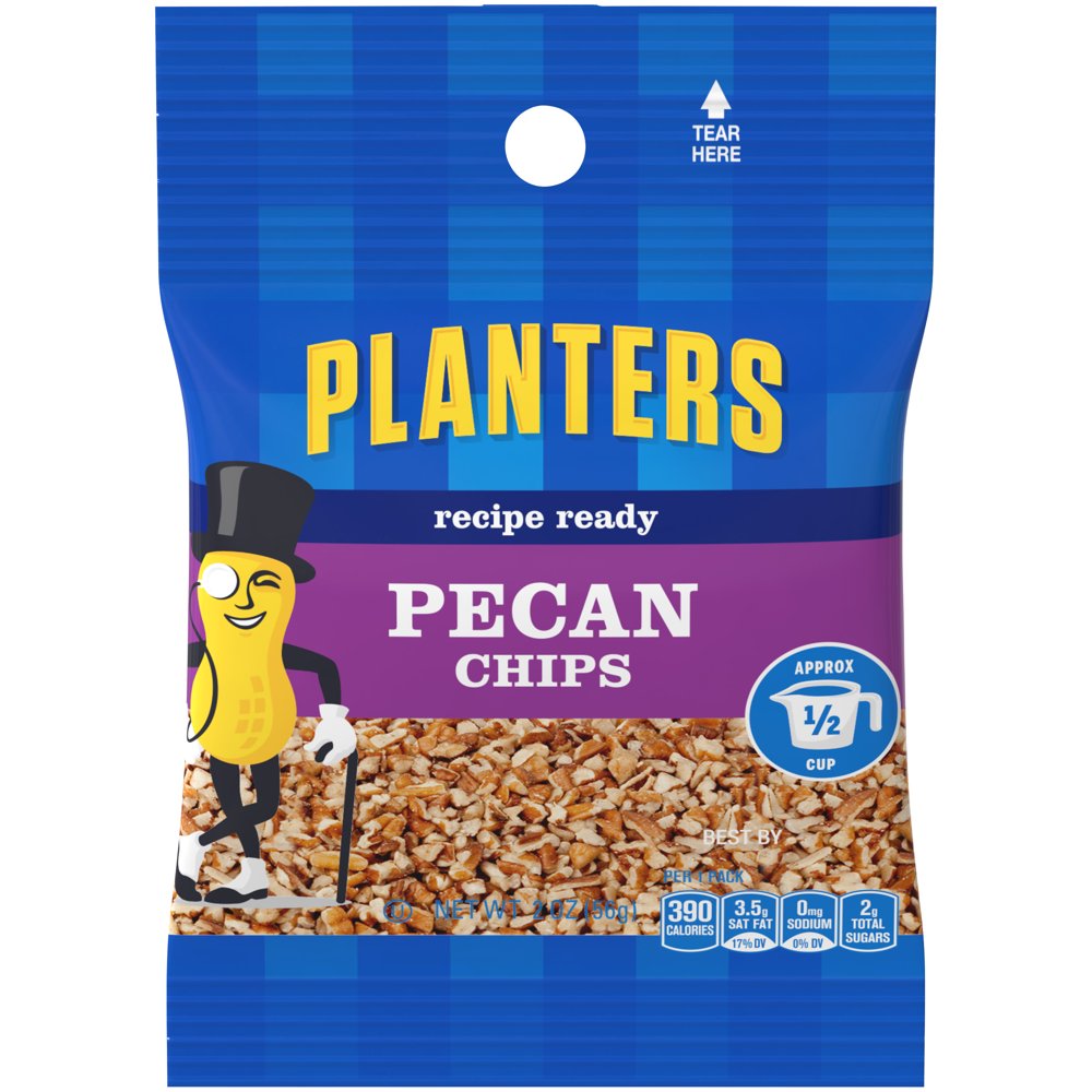 Planters Recipe Ready Pecan Chips, 2 oz Pack