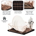 thumbnail image 3 of Kitchen Details Geode Dish Rack in Copper, 3 of 5