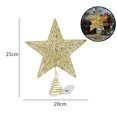 thumbnail image 3 of Árbol de Navidad Yuyangstore Top Light Romántico 20cm Oro, 3 of 7
