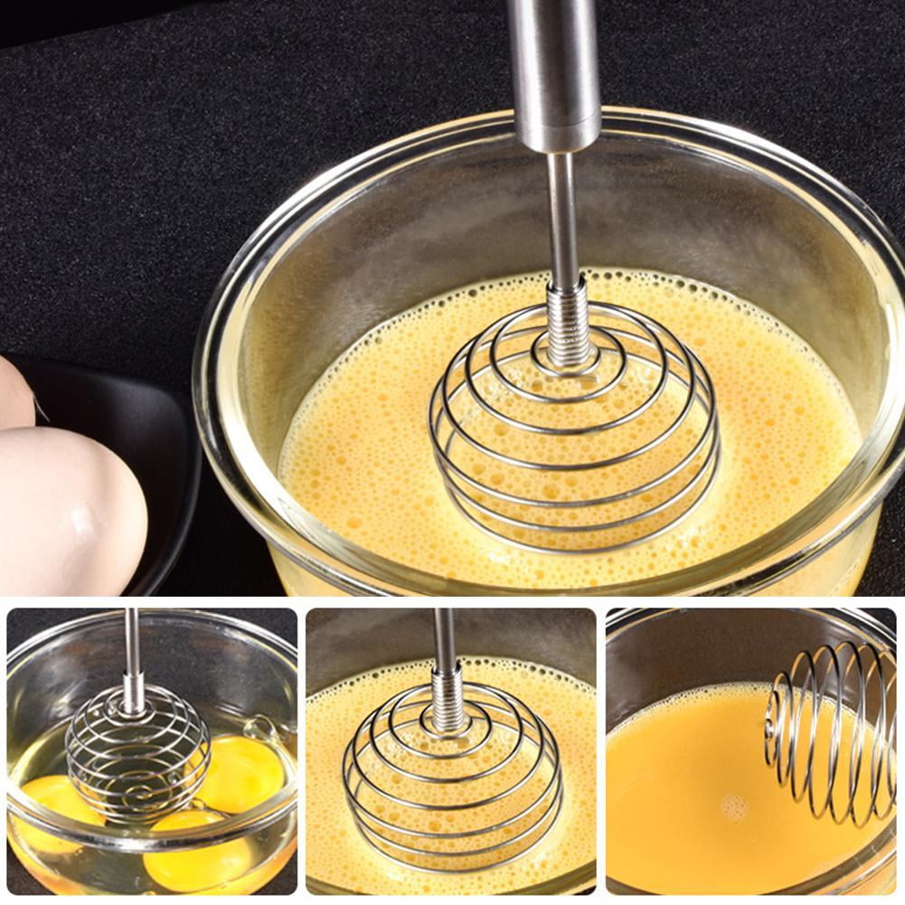 Tredoni Stainless Steel Spring Coil Whisk Mixer Blender, Ø2.5 Spiral Egg Beater