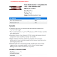 thumbnail image 2 of Front Shock Absorber - Compatible with 1955 - 1956 Chevrolet Truck - AC Delco, 2 of 2