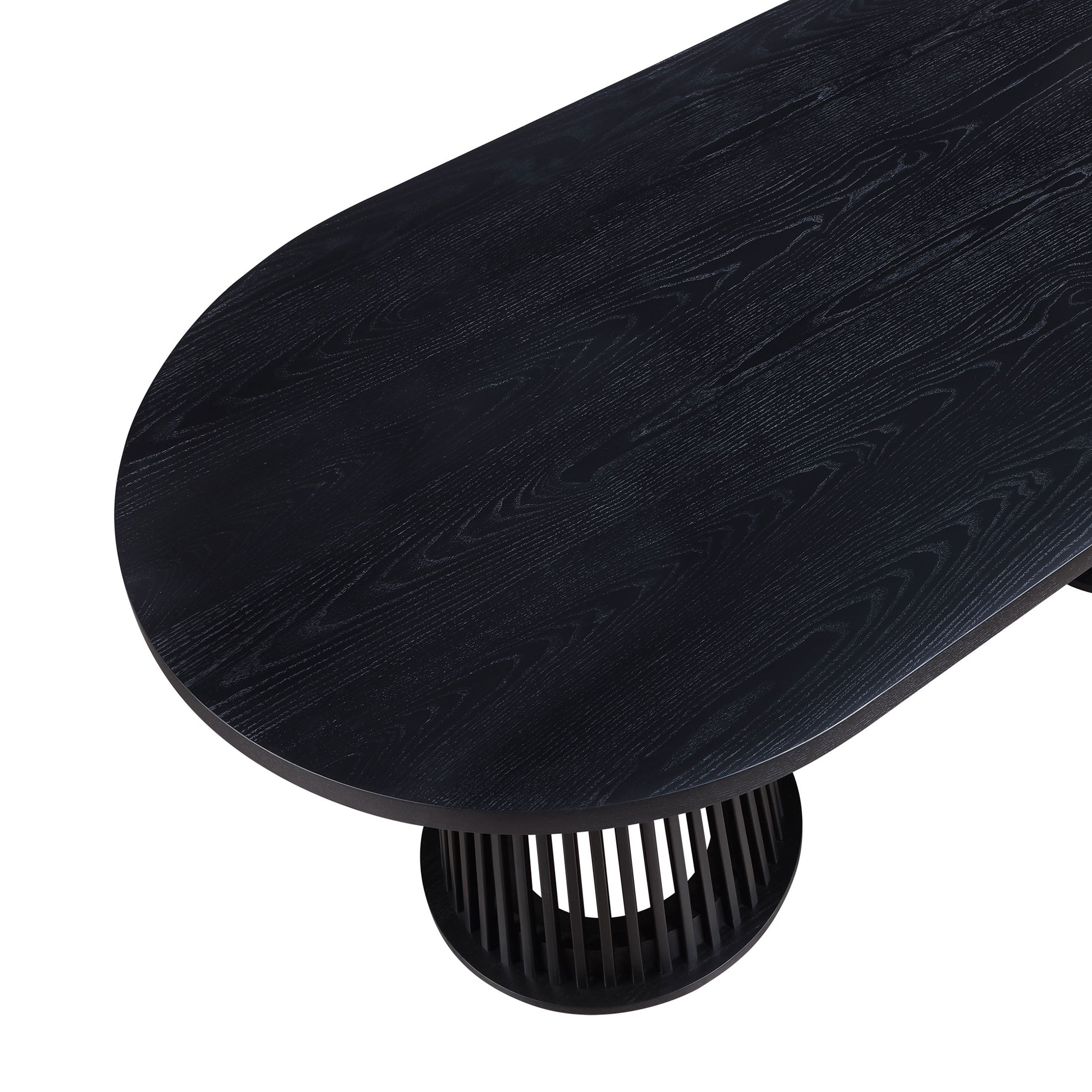 Beautiful by Drew Oval Dining Table, Rich Black