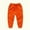 Orange, variant on BLTIBY 12 Months-10 Years Toddler Boy Girl Casual Pants Baby Summer Autumn Comfy Elastic Waist Cotton Basic Plain Leggings Soft Bloomers Pants Solid Color Sports Trousers Black 5-6 Years