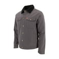 thumbnail image 6 of The American Outdoorsman Sherpa Lined Canvas Trucker Jacket (Smokey Trout, Large), 6 of 8