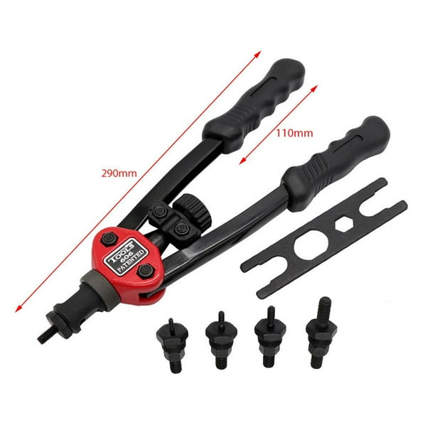 Bt-606 Heavy Duty Hand Rivet Nut Thread Setter Set Con Mandriles Manuales Inser Rivet Nut Tool Para Muebles De Bicicleta Methold TO005189-00