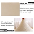 thumbnail image 3 of Slipcover for Dining Room Chair Set of 4 Spandex Stretch Chair Covers for Kitchen Washable for Hotel Banquet & Ceremony, Dining Chair Seat Covers Suitable for Square Back, 3 of 7