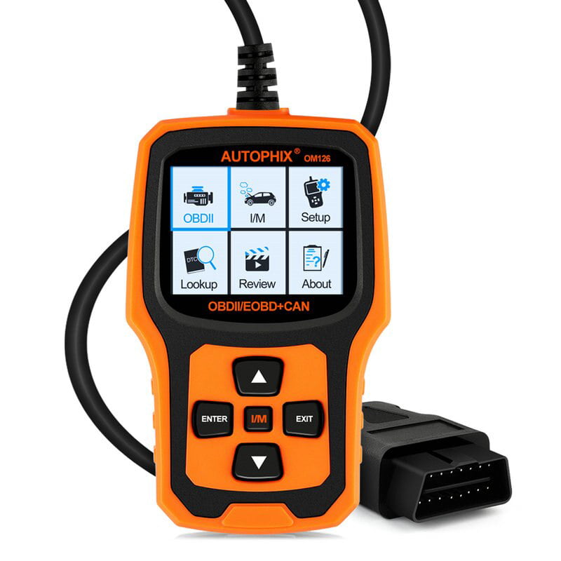 AUTOPHIX OM121 Universal Car Code Reader Automotive Check Engine Light Diagnostic Scan Tool Enhanced Read & Erase Fault Codes I/M Readiness Vehicle Info for Most OBD II Car After 1996 