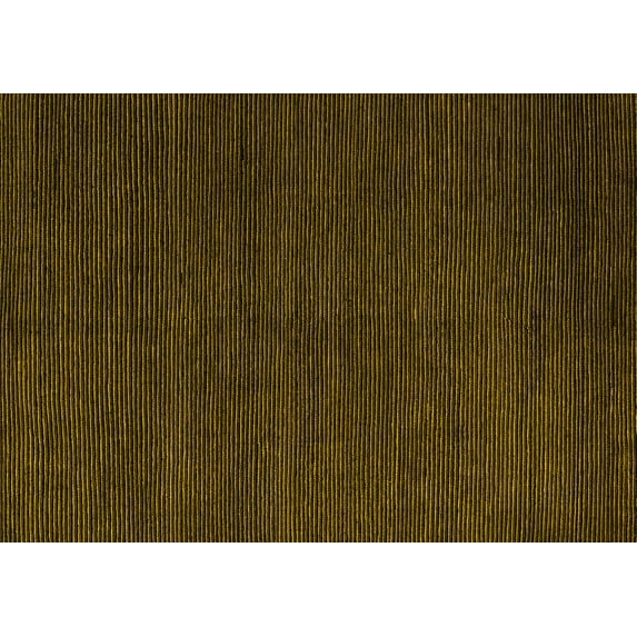 Ahgly Company Machine Washable Indoor Rectangle Abstract Yellow Modern Area Rugs, 2' x 5'