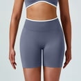 thumbnail image 4 of Delayuji Womens Yoga Short Workout Shorts Scrunch Seamless Gym Yoga Biker Shorts Running Active Fitness Short, 4 of 5