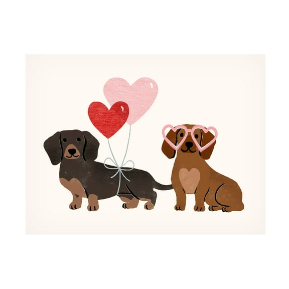 Trademark Fine Art Victoria Barnes Little Legs Big Heart VII Canvas Wall Art