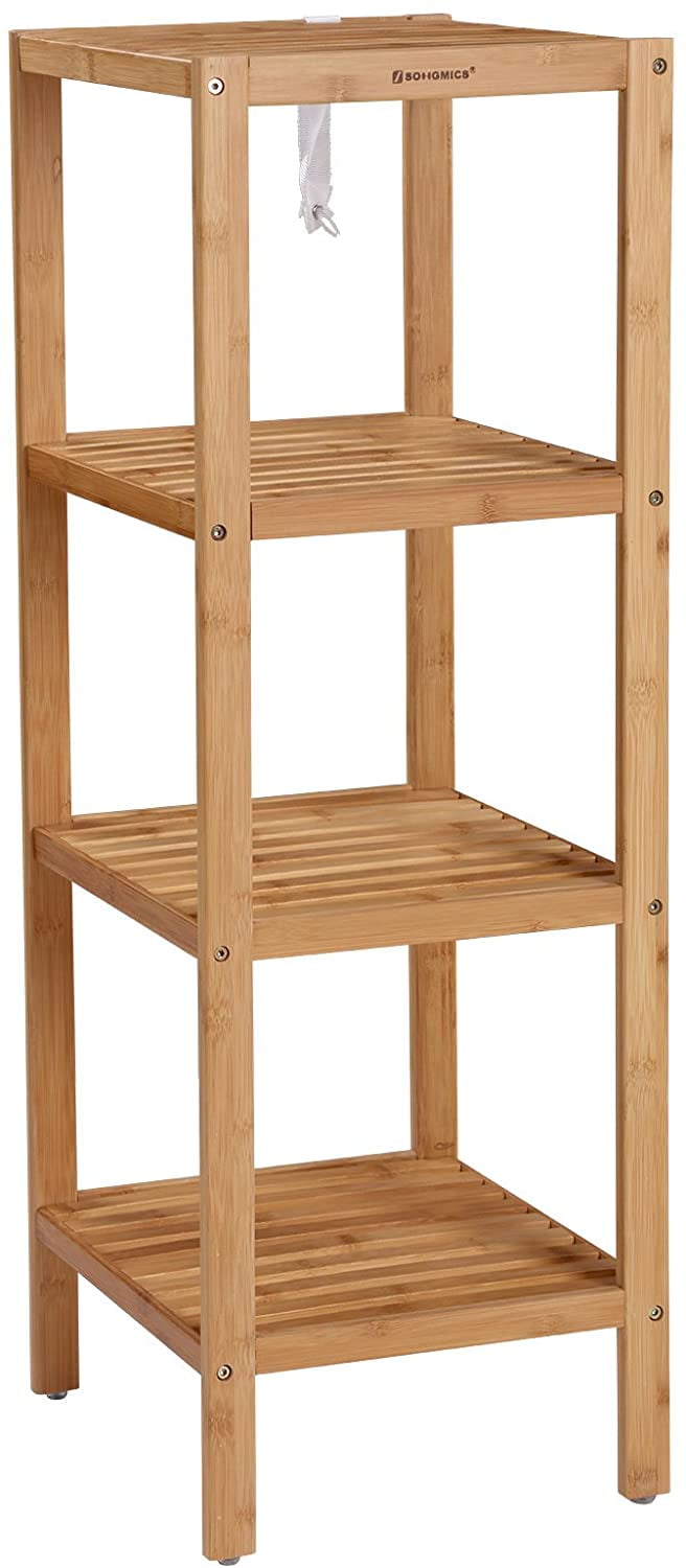 bamboo bathroom shelving