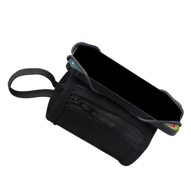 Correa de soporte para teléfono de pulsera, rotación de 360 grados con llavero, brazalete para correr, bolsa para correr, ejercicio, senderismo, CUTICAT Soporte para teléfono de pulsera