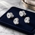 thumbnail image 3 of White Gold Plated Earring Backs Replacements for Studs,Hypoallergenic Secure Earring Backs Locking for Studs Earrings 2 Pairs, 3 of 10