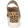 thumbnail image 3 of Journee Collection Womens Ronnie Faux Suede Peep-Toe Wedge Sandals, 3 of 3