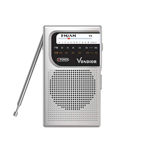 AM Operated Portable Pocket Radio - Best Reception and Longest Lasting. AM Compact Transistor Radios Player Operated by 2 AA Battery, Mono Headphone Socket, by Vondio | Walmart Canada