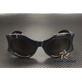 thumbnail image 2 of BALENCIAGA BB0256S 001 Cat Eye Bio Injection Black Grey 56 mm Women's Sunglasses, 2 of 5