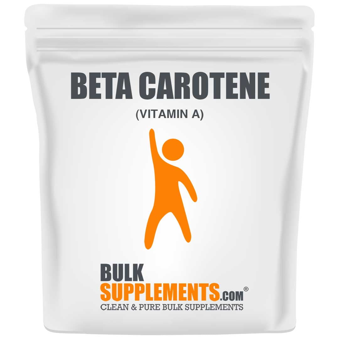 BulkSupplements.com Beta Carotene 1% (CWS) Powder - Vision Supplements - Eye Vitamins (500 Grams - 1.1 lbs)