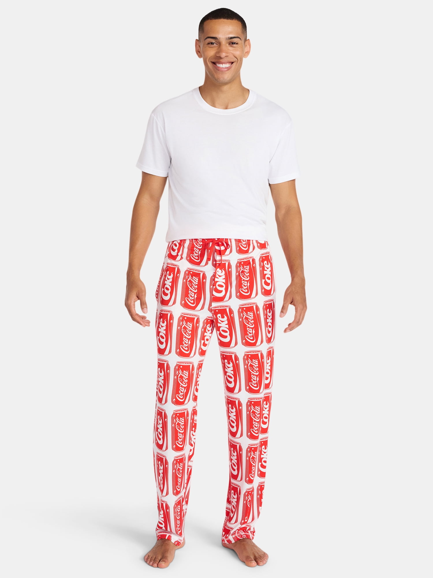 Coca Cola Men's Graphic Sleep Pants, Sizes S-2XL
