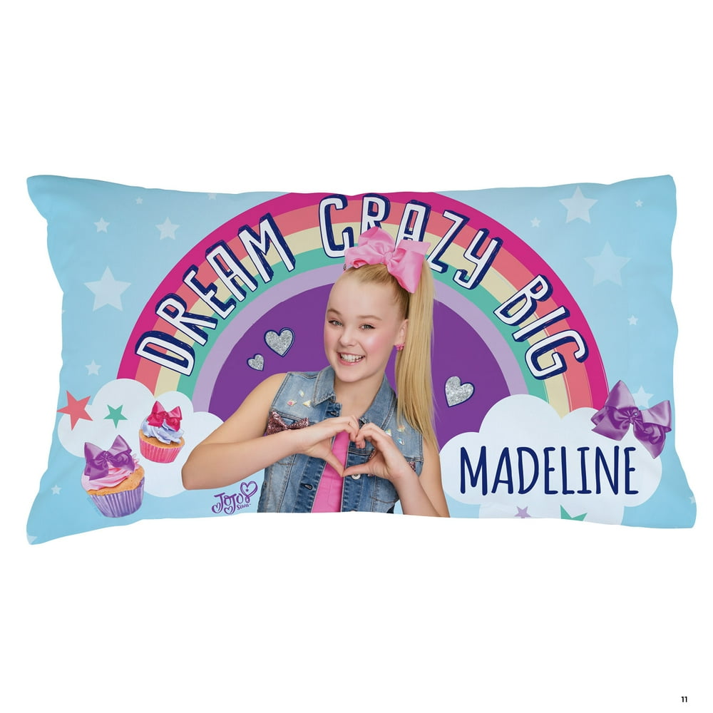 Personalized jojo siwa pillowcase dream crazy big